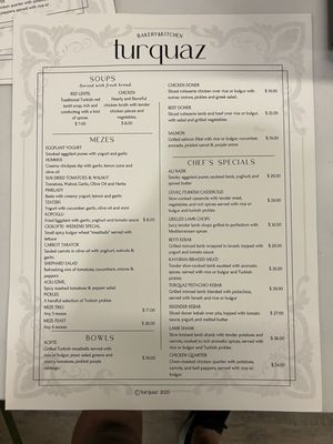 Menu photo 8 Turquaz San Francisco, CA Menu photo 8 Turquaz San Francisco, CA