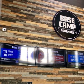Base Camp Pong + Axe - Entrance...$20 for a 3hr "open throw" if axes seemed a good deal... - American Near Me - Boise, Idaho