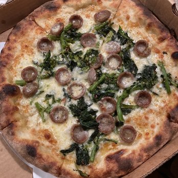 Capp's Pizzeria & Trattoria - Sausage & Broccoli Rabe - Pizza Near Me - Chapel Hill, North Carolina
