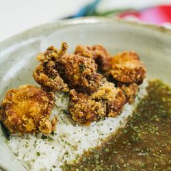 Curry Rice with Chicken Karaage
