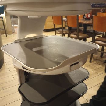 Denny's - Expo the robot delivering food - Breakfast & Brunch Near Me - Las Vegas, Nevada Denny's - Expo the robot delivering food - Breakfast & Brunch Near Me - Las Vegas, Nevada