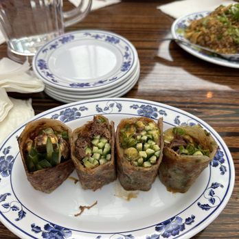 886 - Scallion Pancake Beef Wrap - Taiwanese Near Me - New York, New York