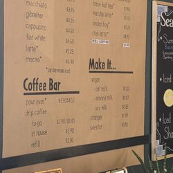 Smile Tiger Coffee Roasters - Menu