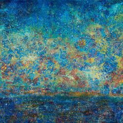Casco Bay Artisans - Russ Cox 'Finale' Oil on Canvas 48"x60"