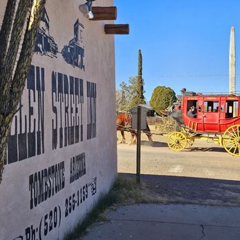 Allen Street Inn - Horse carriage goes by every 30 minutes. Amazing! - Hotels Near Me - Tombstone, Arizona Allen Street Inn - Horse carriage goes by every 30 minutes. Amazing! - Hotels Near Me - Tombstone, Arizona