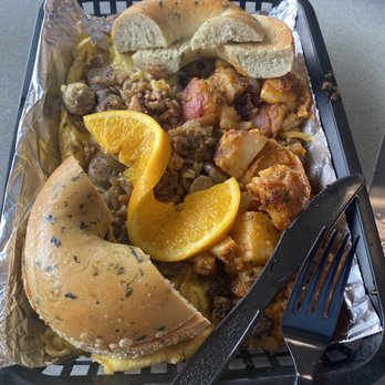 Bagel Cafe - New Orleans Omelet Wrap - Bagels Near Me - Herndon, Virginia