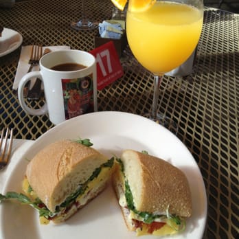 Sunflower Caffe - California breakfast sandwich and a monster mimosa. - Coffee & Tea Near Me - Sonoma, California