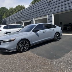 Factory match up window tinting