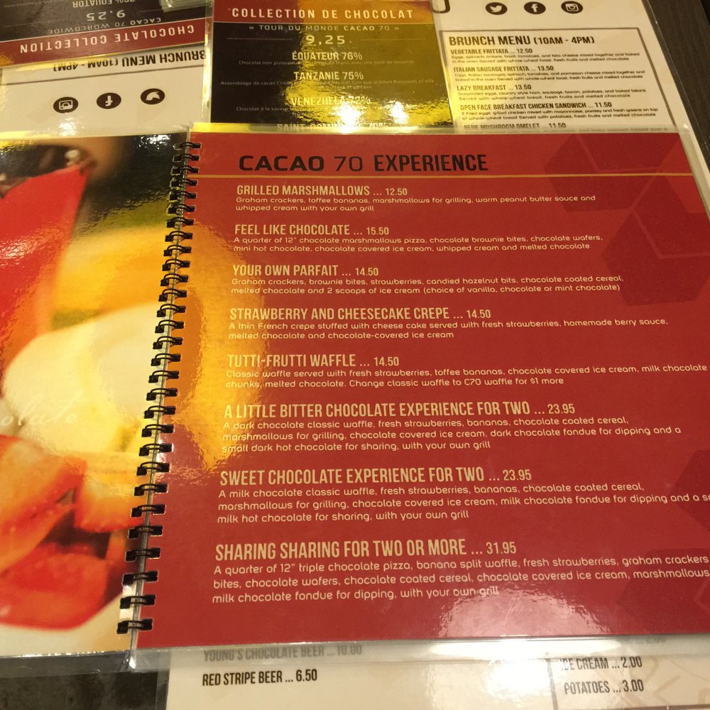 Cacao 70 - Desserts Near Me - Montreal, Quebec Cacao 70 - Desserts Near Me - Montreal, Quebec