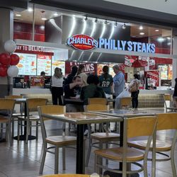 Charleys Cheesesteaks - Exterior view; inside Mid Rivers Mall, lower level at the food court
