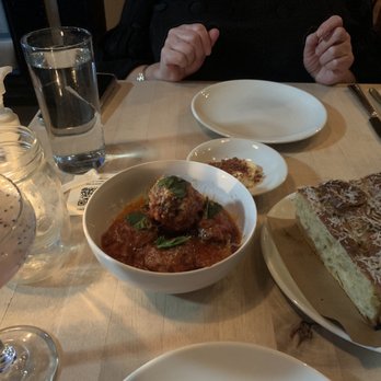 Indaco - Meatballs and focaccia appetizers - Italian Near Me - Charleston, South Carolina