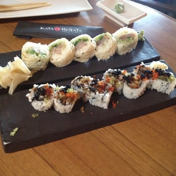 Kata Robata - Crunchy eel (bottom) and rodeo roll (top) from HH menu - soo good and portion is generous! - Sushi Bars Near Me - Houston, Texas