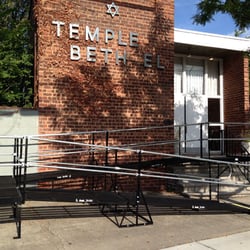 Temple Beth-El of City Island - TBE -- all ramped up for easy access. Lively music inside too.