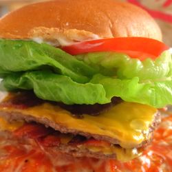 Wendy's - Son of Baconator with extra lettuce and tomato, no charge!