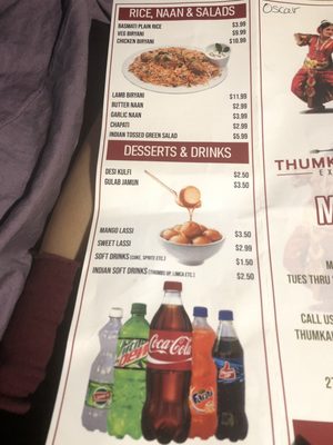 Menu photo 7 Thumka Indian Express Algonquin, IL