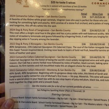Comanche Cellars Wine Room - Wineries Near Me - Monterey, California