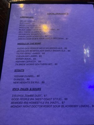 Menu photo 4 The Local Nashville, TN