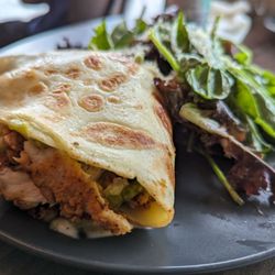 Shoebox Cantina - Fried chicken crepe