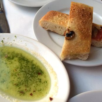 Antique Table - Focaccia and dipping oil - Italian Near Me - Winthrop, Massachusetts