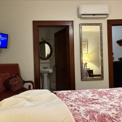 Large comfy room.