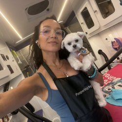 Groomer On The Go - This cutie pie... I got to groom and love on!!!