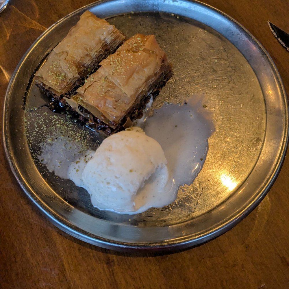 Agora Midtown - Pistachio baklava - Mediterranean Near Me - Atlanta, Georgia Agora Midtown - Pistachio baklava - Mediterranean Near Me - Atlanta, Georgia