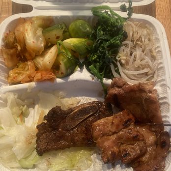 Mama Woo's BBQ - Kalbi Chicken Combo Rip Off - Korean Near Me - Honolulu, Hawaii Mama Woo's BBQ - Kalbi Chicken Combo Rip Off - Korean Near Me - Honolulu, Hawaii