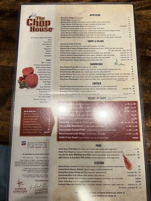 Menu photo 8 The Chop House Bogart, GA Menu photo 8 The Chop House Bogart, GA