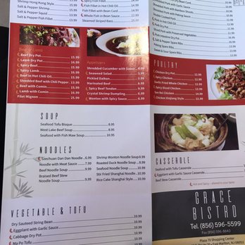 Grace Bistro - Take out menu - Chinese Near Me - Marlton, New Jersey Grace Bistro - Take out menu - Chinese Near Me - Marlton, New Jersey
