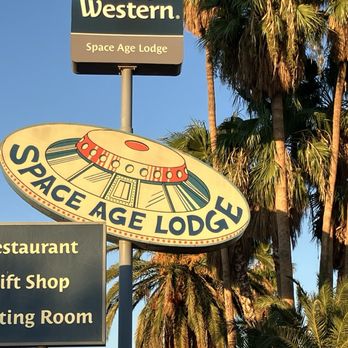 Space Age Restaurant and Bar - Awesome sign next door - Breakfast & Brunch Near Me - Gila Bend, Arizona
