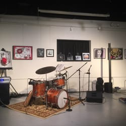 ArtSpace Herndon - Set up for a jazz show inside.