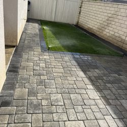 New Generation Landscape - Paver install and grass installation