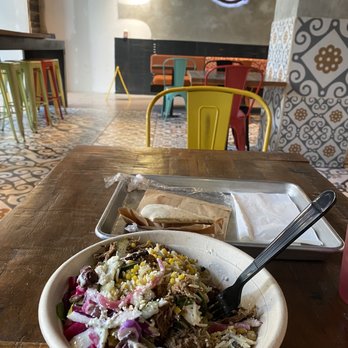 Mezeh - My custom Mediterranean Bowl! - Mediterranean Near Me - Arlington, Virginia