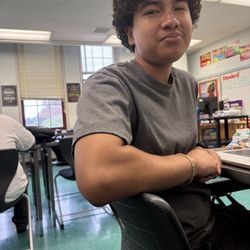 South Gate High School - Saul realized i took a picture and turned around in south gate highschool