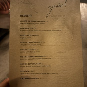Ysabel - Menu - New American Near Me - West Hollywood, California Ysabel - Menu - New American Near Me - West Hollywood, California