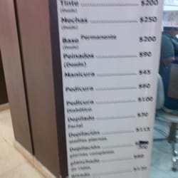 3.33 Salón - Lista de precios