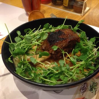Wagamama - Braised beef ramen, smelled awesome - Japanese Near Me - London, XGL Wagamama - Braised beef ramen, smelled awesome - Japanese Near Me - London, XGL
