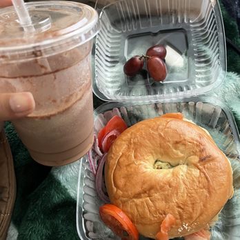 JoJack's Espresso Bar & Cafe - Nutty Monkey Frappe and a Lox & Bagels - Sandwiches Near Me - Portsmouth, Virginia