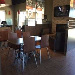 the inside of a fast food restaurant the inside of a fast food restaurant