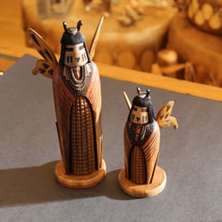 Sun Country Traders - "Butterfly" kachinas by Tyson Nequatewa, Hopi