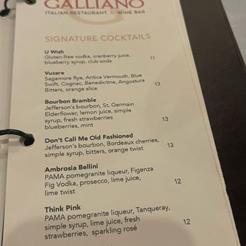Galliano - U-Wish cocktail with Wisher Vodka, blueberry syrup, cranberry juice and soda water - Wine Bars Near Me - Fulton, Maryland