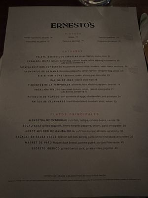 Menu photo 7 Ernesto’s New York, NY