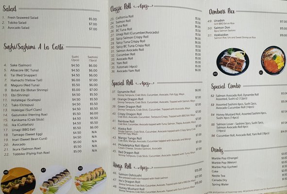 Menu photo 1 Ho Sushi Express Toronto, ON