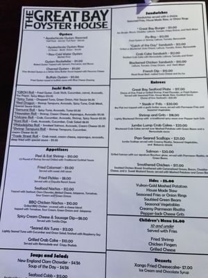 Menu photo 3 The Great Bay Oyster House Greer, SC Menu photo 3 The Great Bay Oyster House Greer, SC