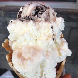 Bruster's Real Ice Cream - Oreo, coconut cream pie, chocolate mudslide