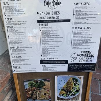Cafe Dolce - Menu - Coffee & Tea Near Me - Solvang, California