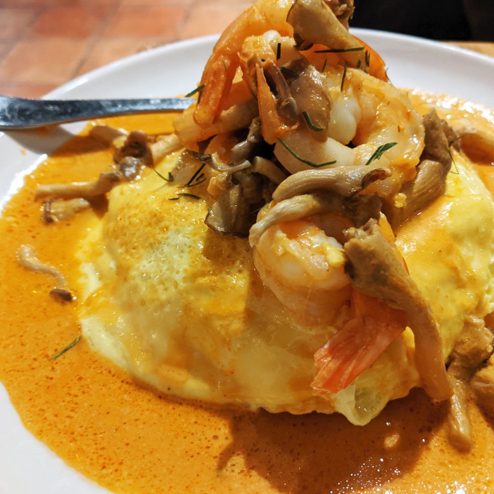 Yimm - Tom Yum Omelette (4.5 out of 5) - Thai Near Me - Oakland, California Yimm - Tom Yum Omelette (4.5 out of 5) - Thai Near Me - Oakland, California