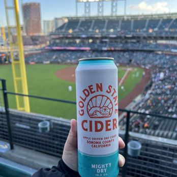 Oracle Park - View with cider - Stadiums & Arenas Near Me - San Francisco, California