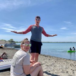 A Ride in the Park - What's SUP? What are kayaks? What are we doing here? What's the meaning.... nevermind I'll just enjoy the sandy beach at the sand dunes