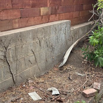 Toddco Landscaping - damaged/stepped on gutter and left it there, goes to my house. - Landscaping Near Me - Inglewood, California